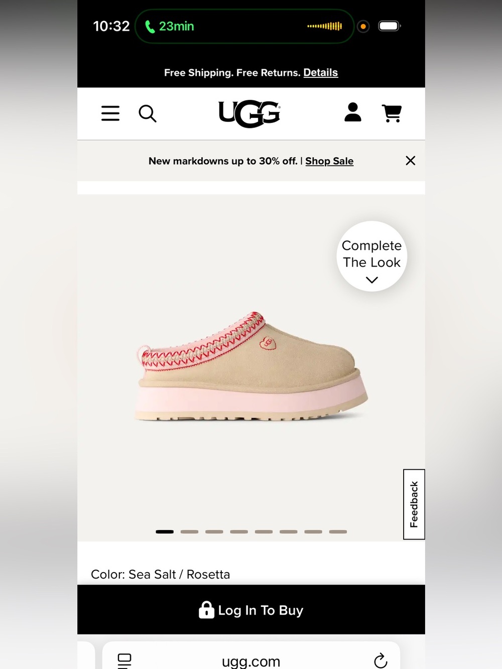UGG Tazman Valentine Day 2026 Exclusive